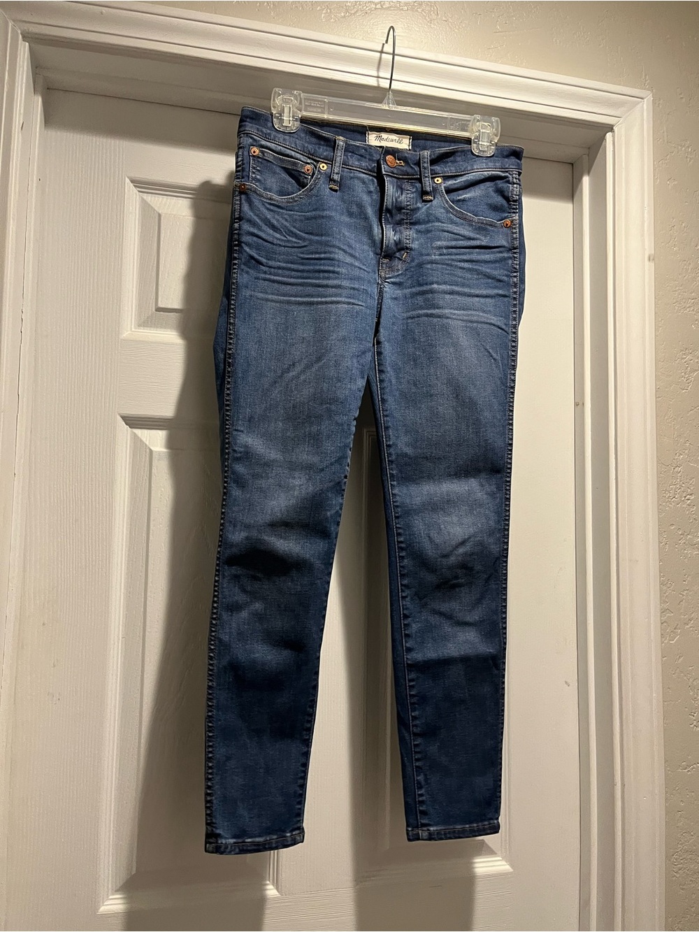 Madewell Dark Blue Skinny Jeans - Slim Stretch Denim